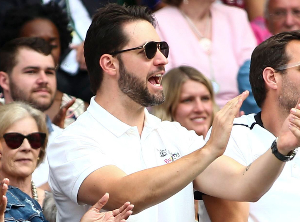 Alexis Ohanian, Serena Williams, Wimbledon